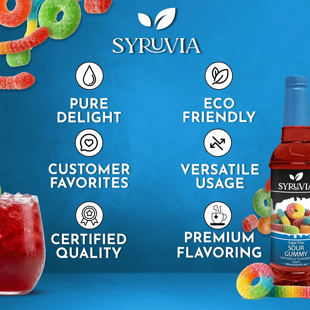 Sugar Free Sour Gummy Syrup