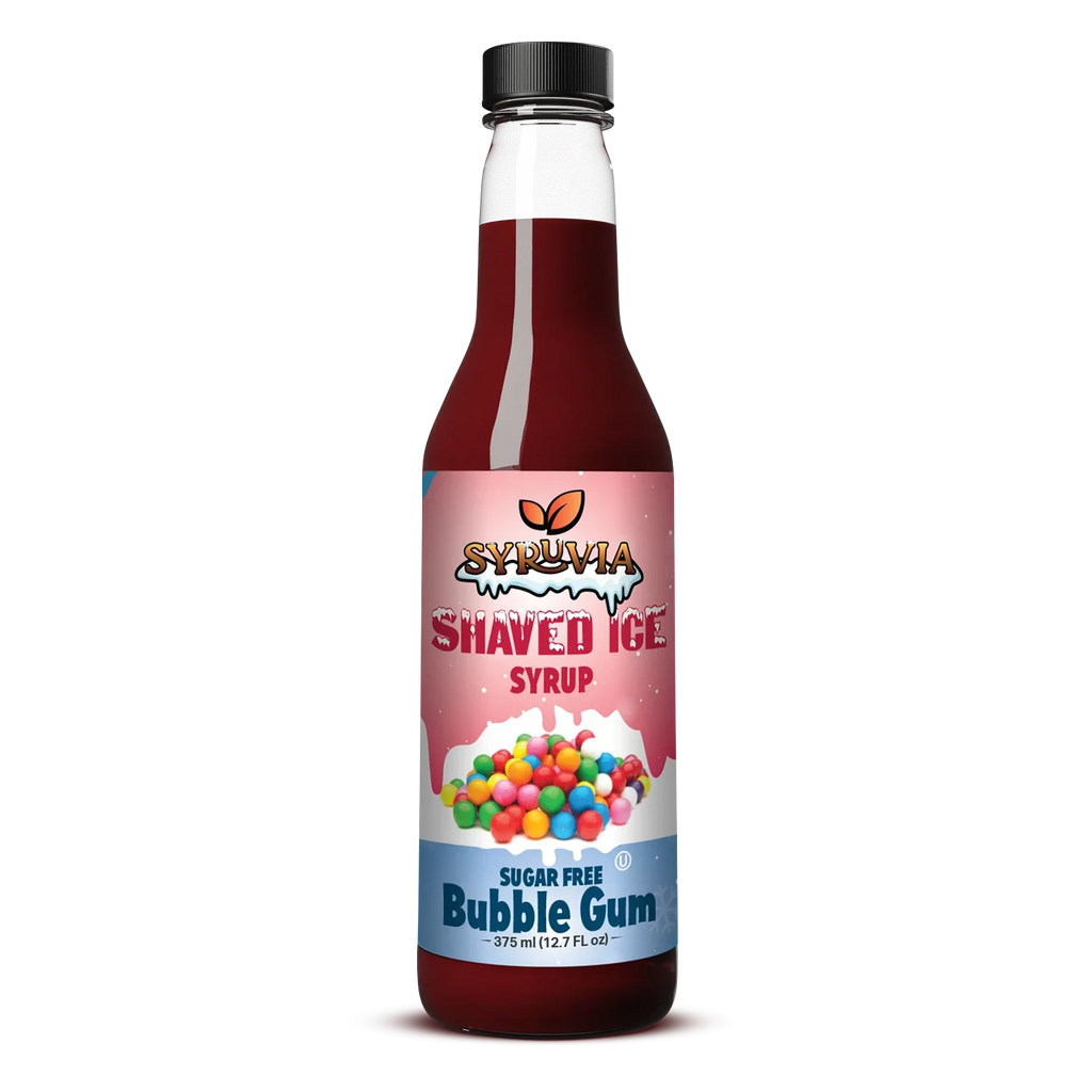 Sugar-Free Shaved Ice Bubble Gum Syrup