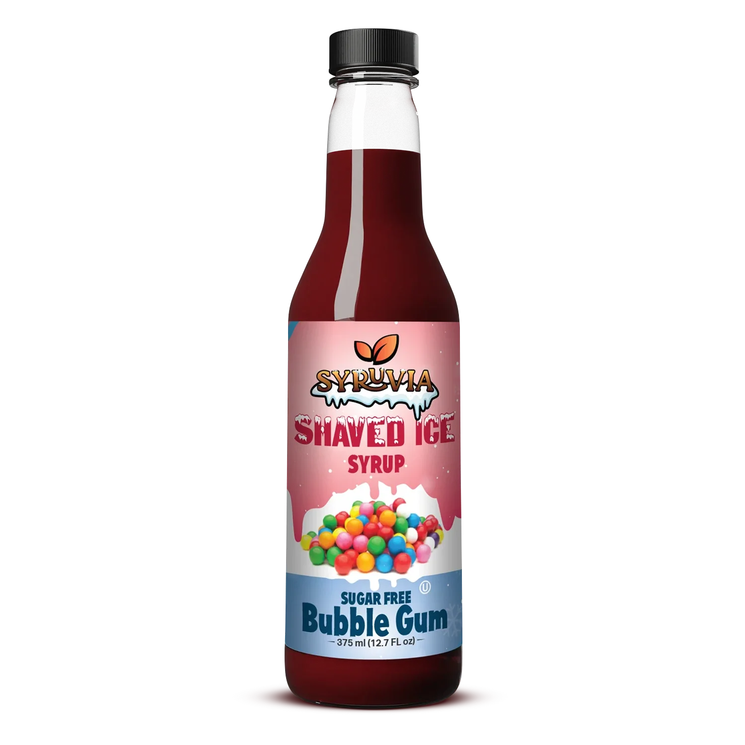 Sugar-Free Shaved Ice Bubble Gum Syrup