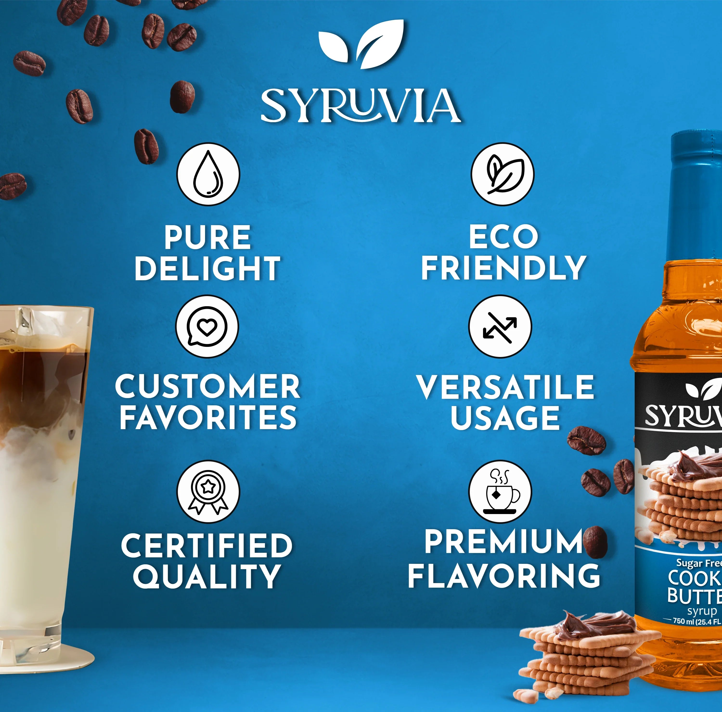 Sugar Free Cookie Butter Coffee Syrup