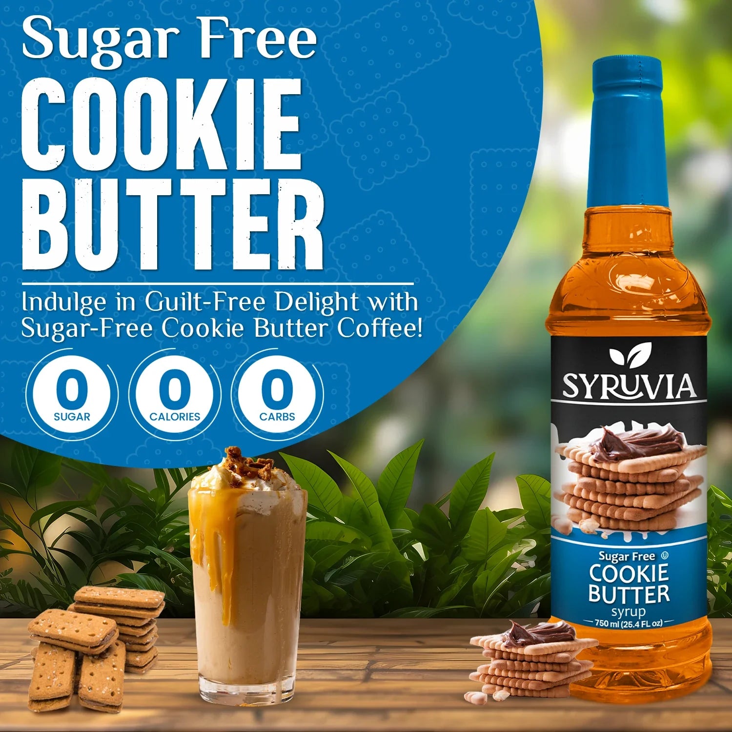Sugar Free Cookie Butter Coffee Syrup